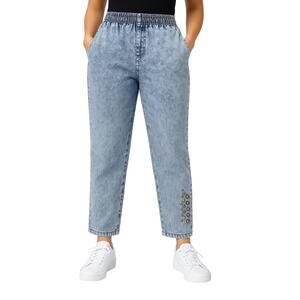 1980s Vintage Jeans Gepetto Acid Wash High Rise Straight Leg Mom Jeans 29"